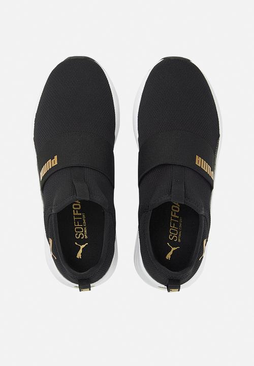 PUMA - Softride sophia slip-on wn's - black/team gold