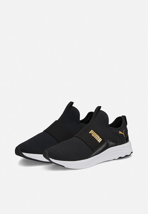PUMA - Softride sophia slip-on wn's - black/team gold