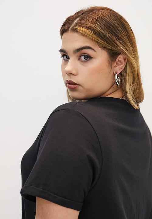 Blake - Mini T-shirt dress - black