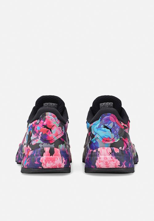 PUMA - Orkid intense floral wns - black/deep orchid