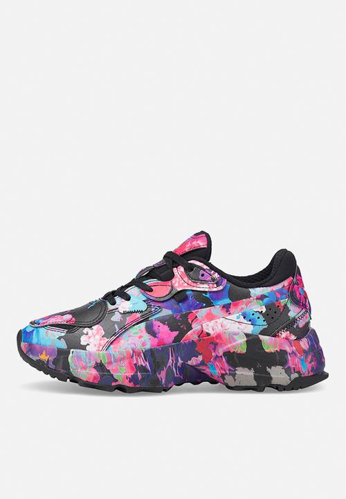 PUMA - Orkid intense floral wns - black/deep orchid