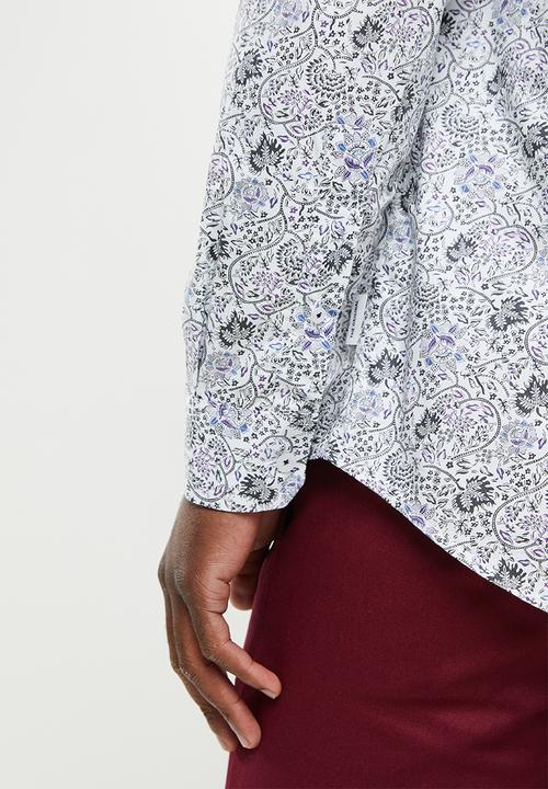 Ben Sherman - Stamp print shirt - marine