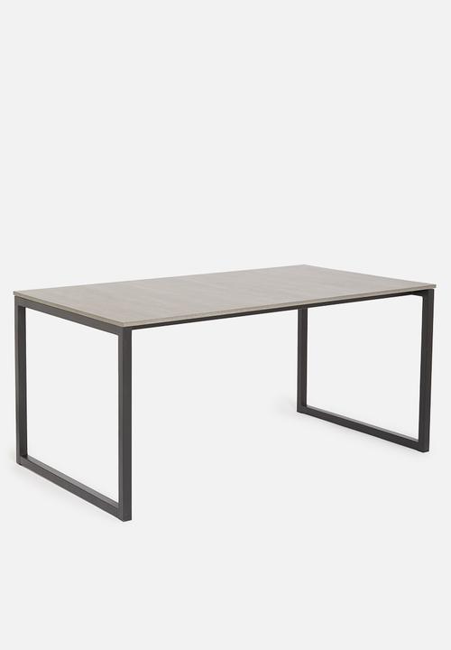 Sixth Floor - Floating top dining table - neutral & black 