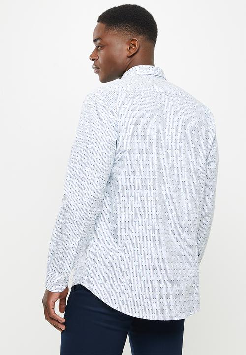 Ben Sherman - Spot print shirt - wedgewood
