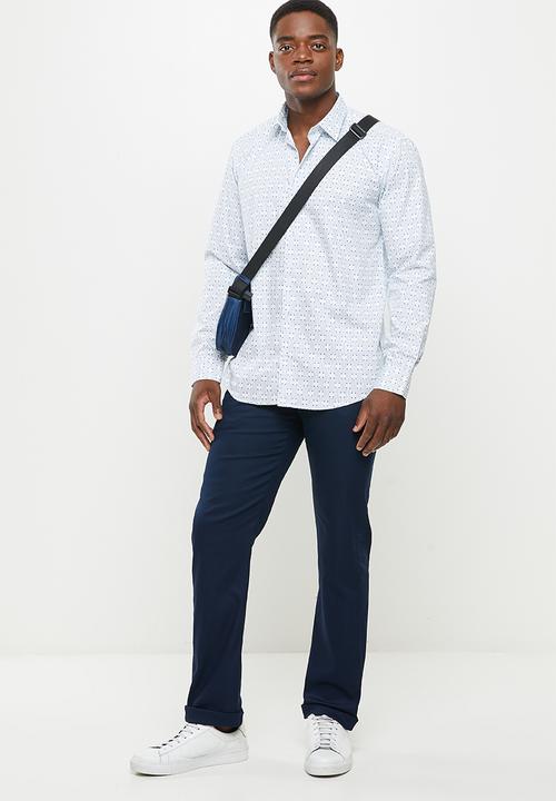 Ben Sherman - Spot print shirt - wedgewood