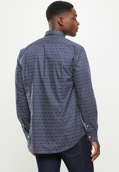 Ben Sherman - Spot print shirt - marine