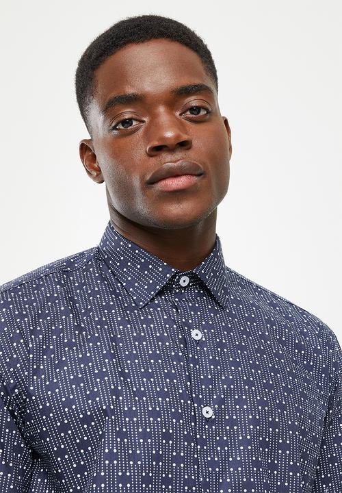 Ben Sherman - Spot print shirt - marine
