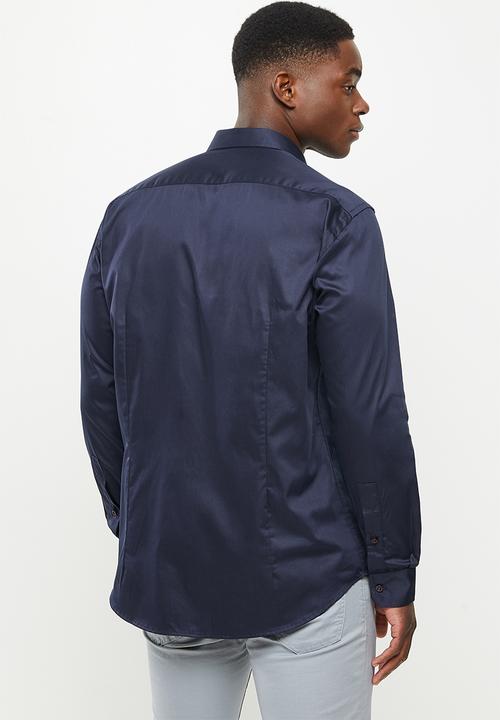 Ben Sherman - SLIM BEN SHIRT - NAVY