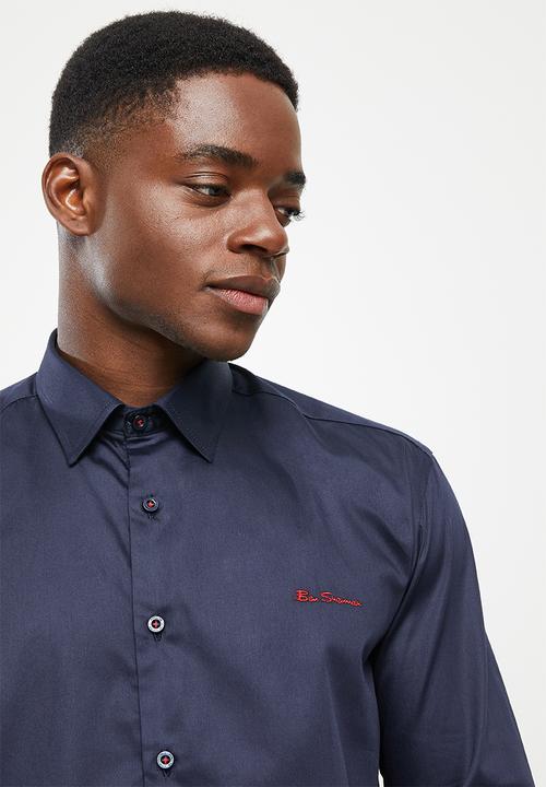 Ben Sherman - SLIM BEN SHIRT - NAVY