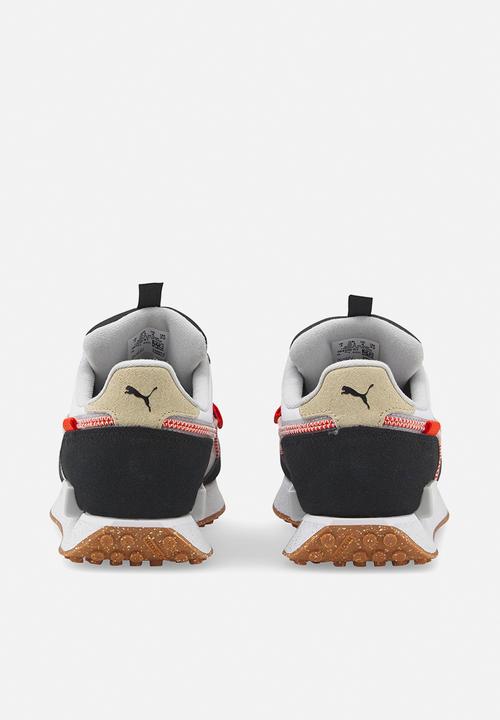 PUMA - Future rider jr - white/black