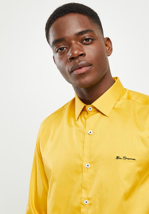 Ben Sherman - Slim ben shirt - gold