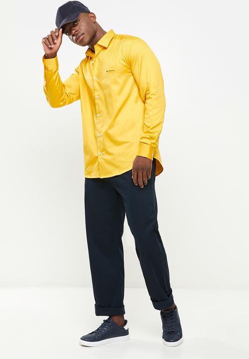 Ben Sherman - Slim ben shirt - gold