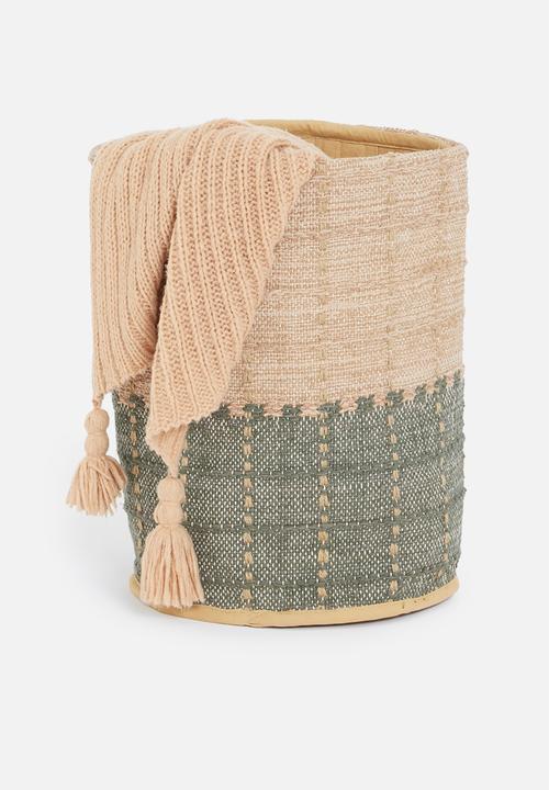 Sixth Floor - Kalo storage basket - green & natural