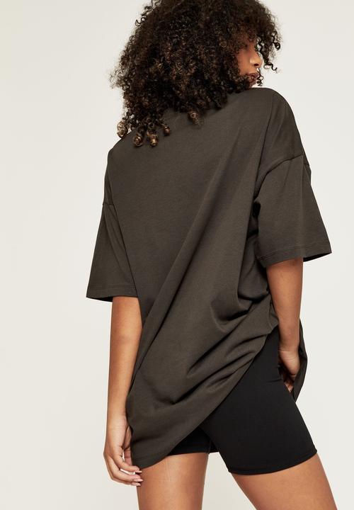 Supré  - Camryn oversized printed t shirt - phantom/new york