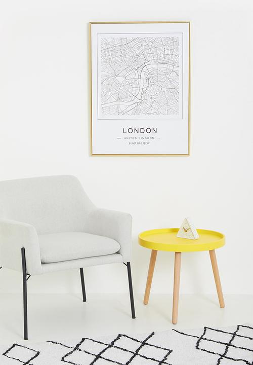 Sixth Floor - Alexa side table - yellow