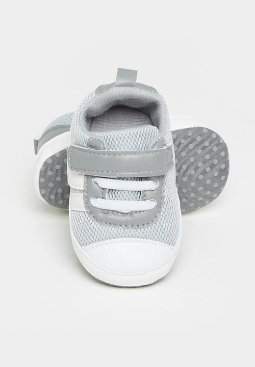 Pop Candy - Baby mesh sneaker - grey & white
