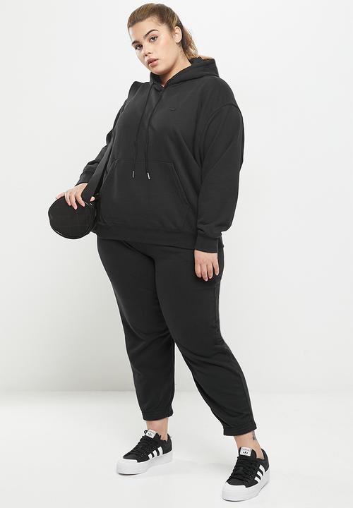 adidas Originals - Plus hooded sweat - black