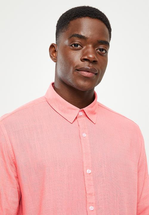 Brave Soul - Dumfriesb shirt - coral