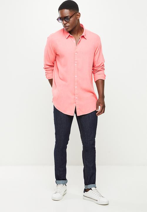 Brave Soul - Dumfriesb shirt - coral