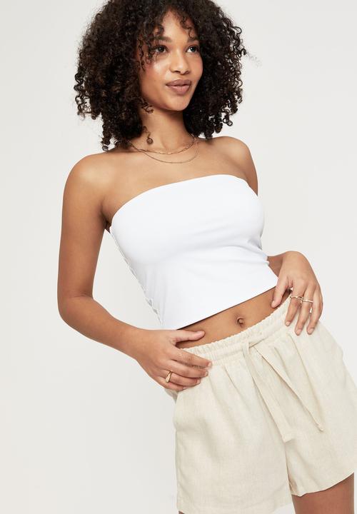 Supré  - Holly linen short - neutral