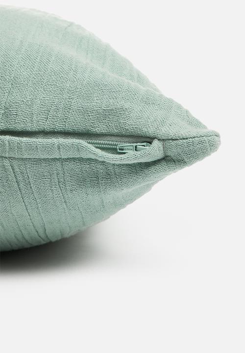 Sixth Floor - Joy muslin cushion cover - blue