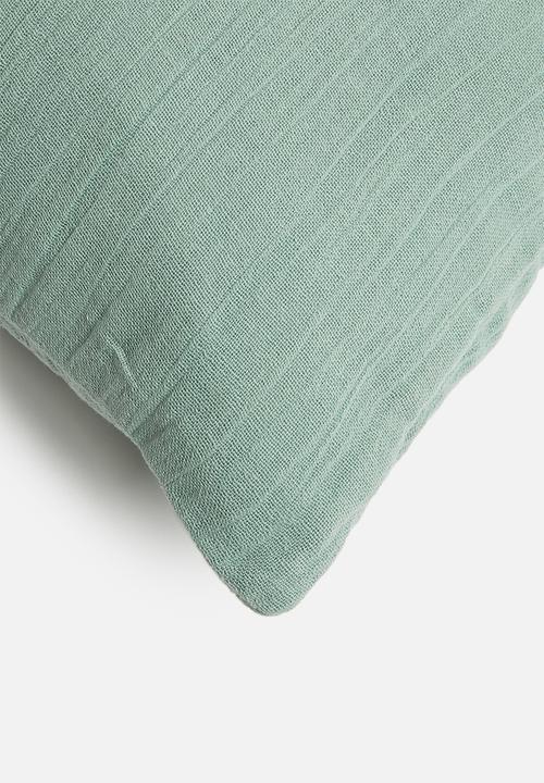 Sixth Floor - Joy muslin cushion cover - blue