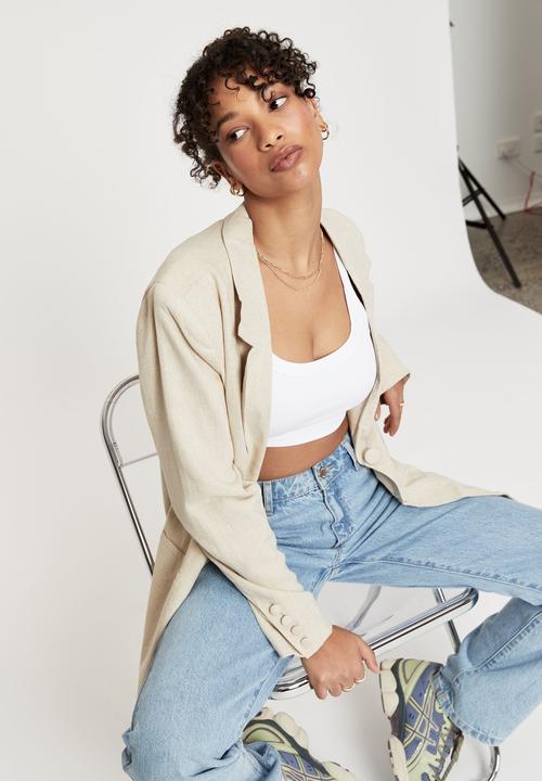 Supré  - Kelsey linen blazer - natural