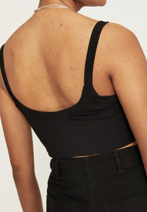 Supré  - Lulu ultra crop tank - black