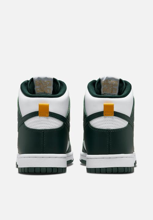 Nike - Nike dunk hi retro - noble green/noble green-white