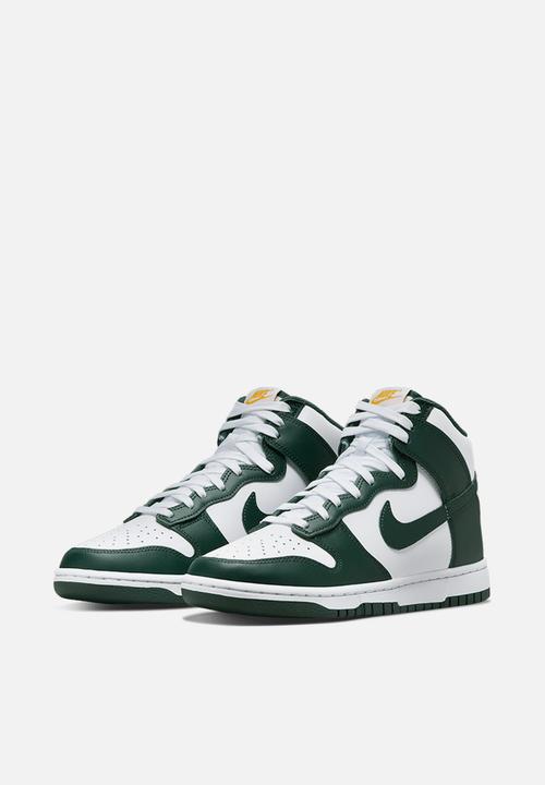 Nike - Nike dunk hi retro - noble green/noble green-white