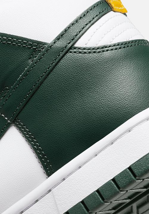 Nike - Nike dunk hi retro - noble green/noble green-white