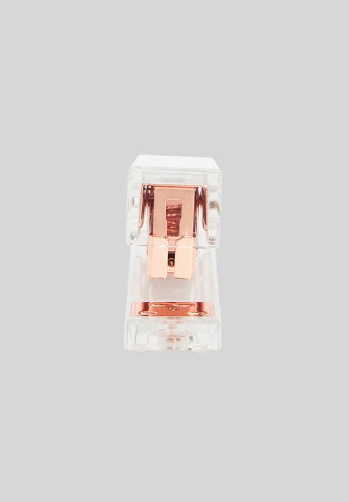 Sixth Floor - Acrylic stapler - rose gold