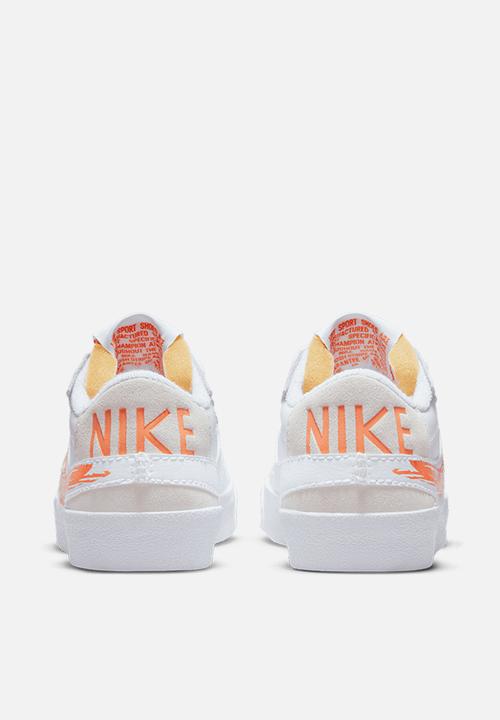 Nike - Nike blazer low '77 jumbo - white/orange trance-sail
