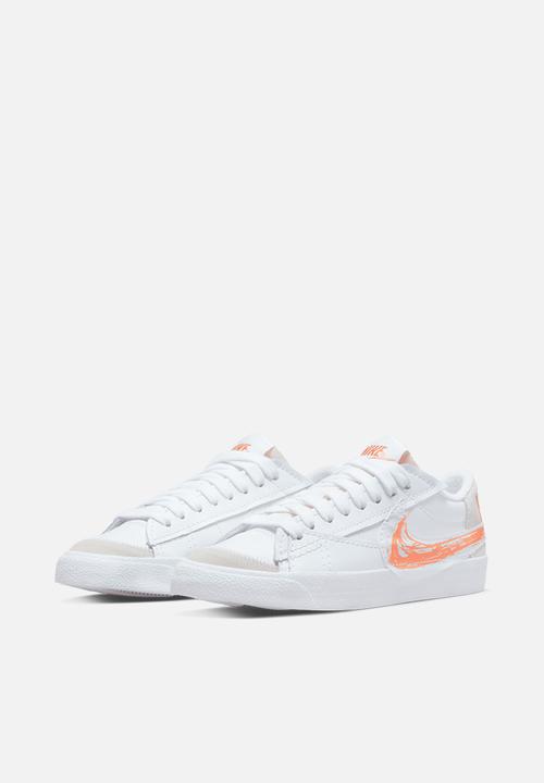Nike - Nike blazer low '77 jumbo - white/orange trance-sail
