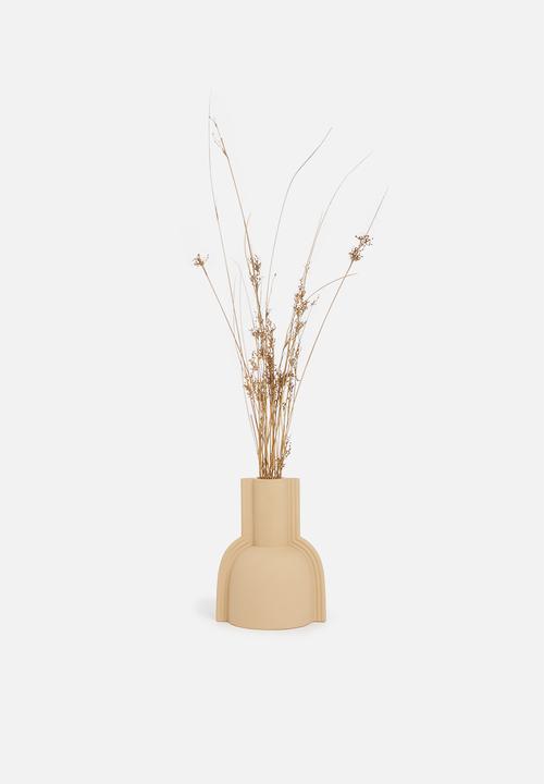 Sixth Floor - Funnel vase - beige