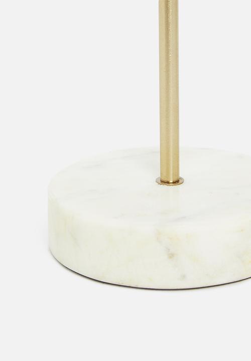 Sixth Floor - Sparks decorative marble sculpture - gold