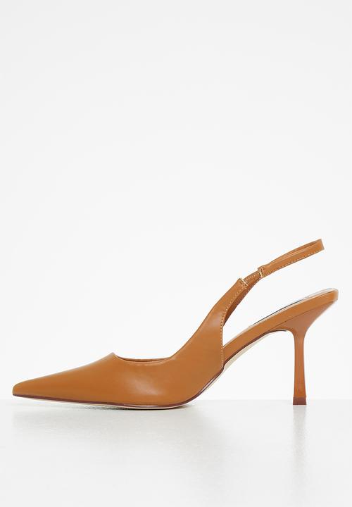 Madison® - Bonnie slingback stiletto heel - tan