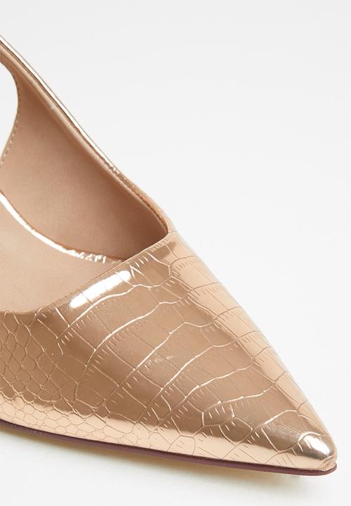 Madison® - Bonnie slingback stiletto heel - rose gold