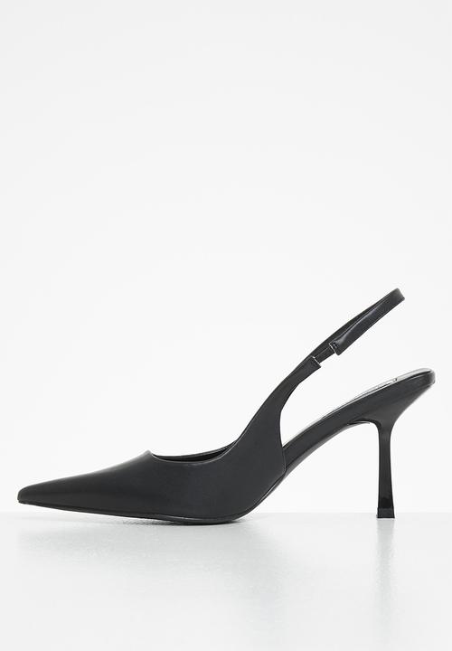 Madison® - Bonnie slingback stiletto heel - black