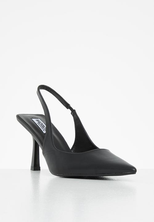 Madison® - Bonnie slingback stiletto heel - black