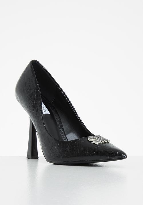 Steve Madden - Prisco court heel - black snake