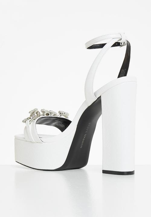 Steve Madden - Zariah platform heel - white snake