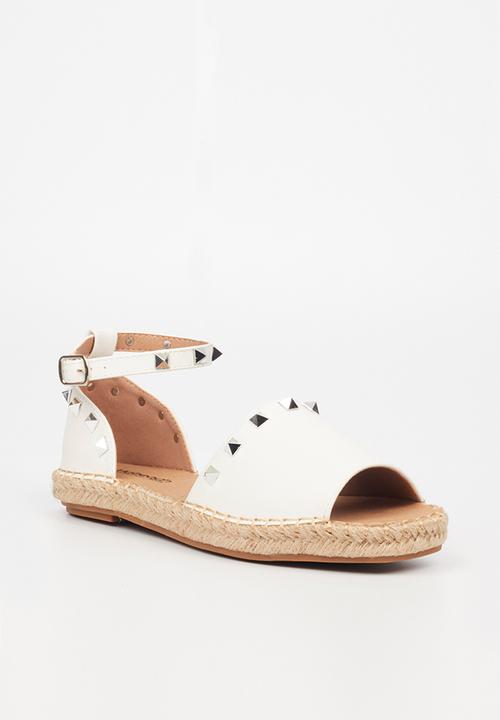 Viabeach - Clay 1 ankle tie espadrille sandal - white