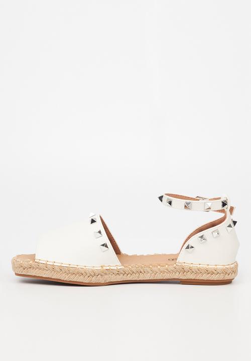 Viabeach - Clay 1 ankle tie espadrille sandal - white