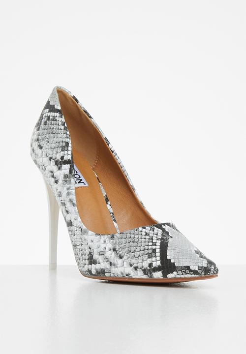 Madison® - Bexley stiletto court heel - white & black 