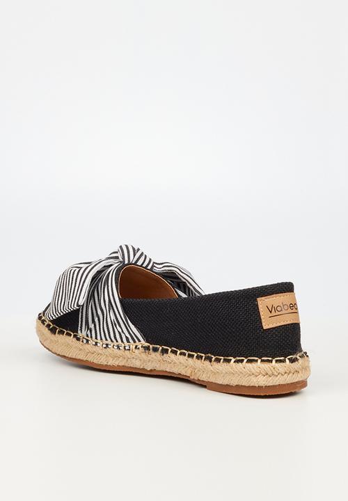 Viabeach - Espa 30 espadrille - black combo