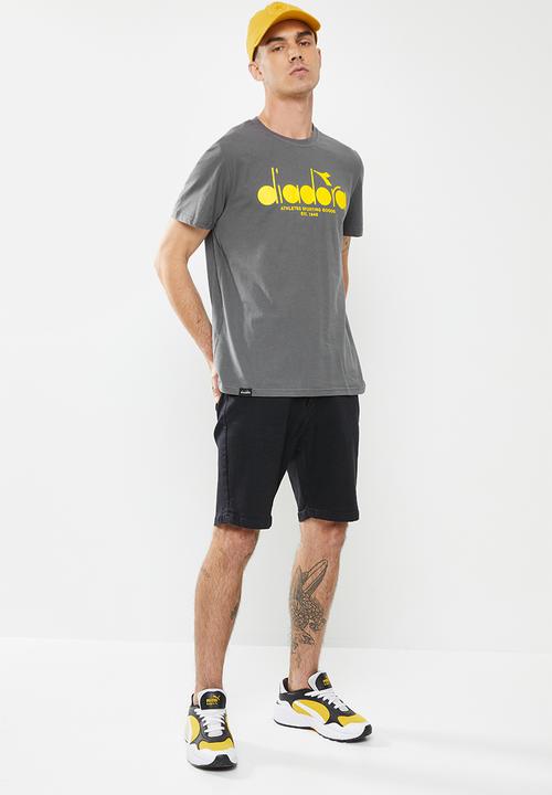 Diadora - Core - charcoal/yellow