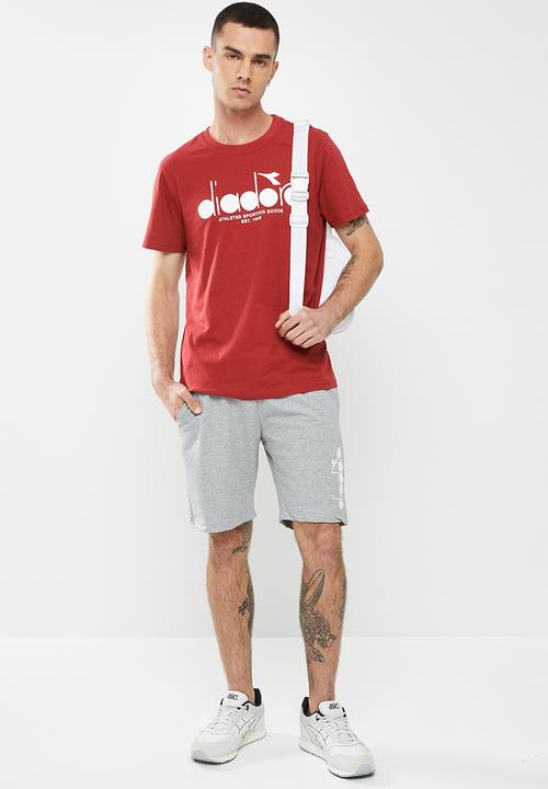 Diadora - Core - burgandy & white