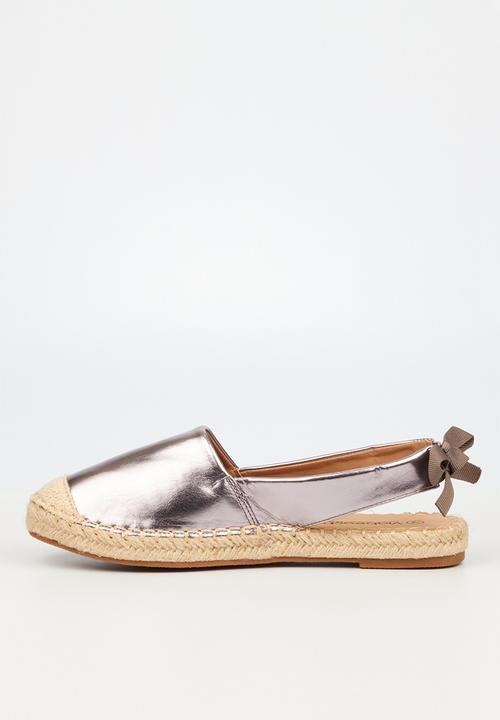 Viabeach - Espa 34 slingback espadrille - pewter