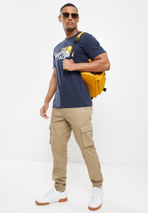 The North Face - M short sleeve mountain line tee - summit navy